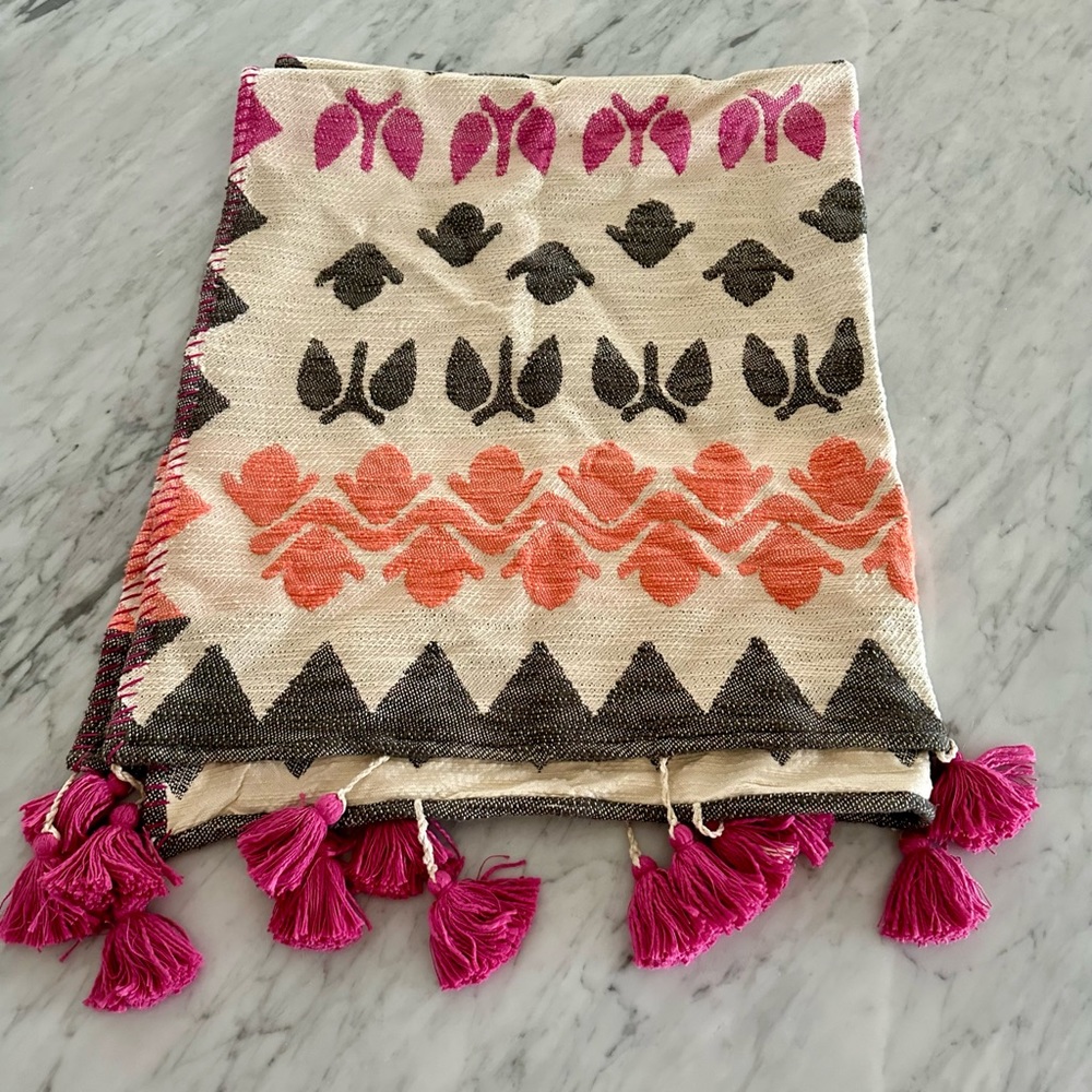 Anthropologie throw blanket.